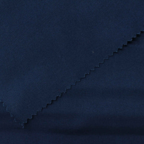 Cotton Stretch Woven Fabric, 230 gsm, 160 cm — Navy