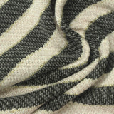 Light Beige Horizontal-Stripe Knit, Poly-Viscose — photo 2