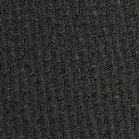 Black Tone-on-Tone Jacquard, Poly-Tencel Lyocell