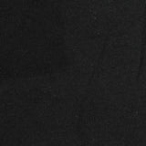 Brushed Polyester Viscose Stretch Chunky Knit Fabric, 197 gsm, 200 cm — Black — photo 2