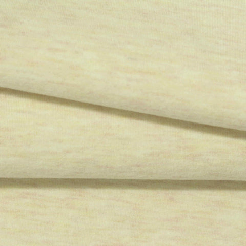 Light Yellow Marl Scuba Knit, Viscose-Acrylic
