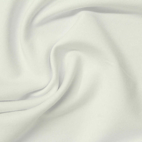 Modal Polyester Stretch French Terry Fabric, 330 gsm, 158 cm — Beige