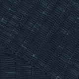 Navy Tone-on-Tone Rib Knit, Viscose-Poly — photo 2