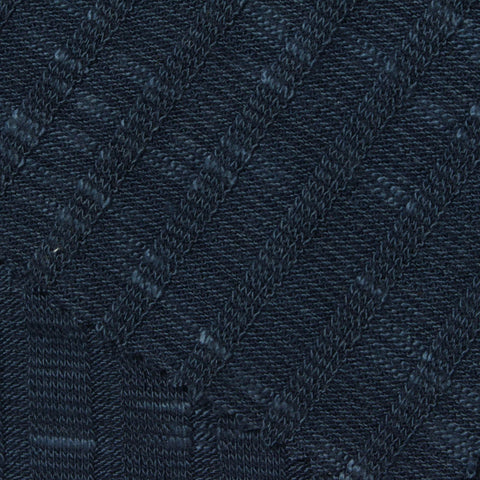 Navy Tone-on-Tone Rib Knit, Viscose-Poly, 310 gsm