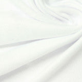 Polyester Stretch Jersey Knit Fabric, 190 gsm, 165 cm — White — photo 2