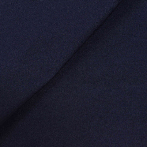 Viscose Nylon Stretch Bengaline Fabric, 262 gsm — Navy