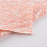 Light Peach Marl Chunky Knit, Poly-Cotton — photo 2