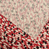 Red Abstract-Animal Print Jersey Knit, Viscose — photo 2