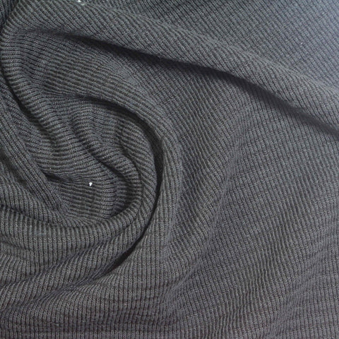 Modal Polyester Interlock Knit Fabric, 205 gsm, 160 cm — Grey