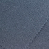 Cotton Polyester Stretch Ponte Knit Fabric, 240 gsm, 155 cm — Navy — photo 2