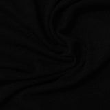 Chunky Knit Fabric, 230 gsm, 160 cm — Black — photo 2