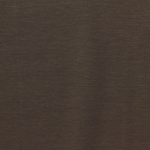 100% Cotton Interlock Knit Fabric, 155 gsm, 150 cm — Brown