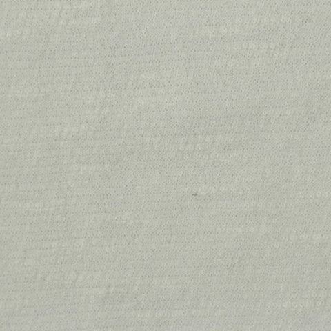 Slub Polyester Cotton Interlock Knit Fabric, 130 gsm, 155 cm — Grey
