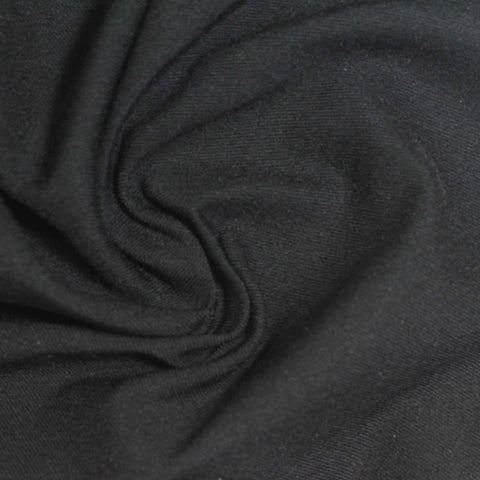 Viscose Nylon Stretch Bengaline Fabric, 270 gsm, 150 cm — Grey