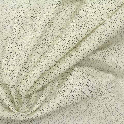 Dark Blue Dashes Poplin, Cotton