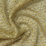 Gold Sequins Chunky Knit, Poly-Viscose — photo 2