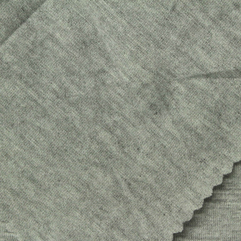 Heather Grey Marl Jersey Knit, Poly-Viscose, 154 gsm