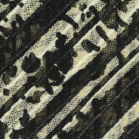 Black Abstract Mesh, Polyester, 160 gsm, ref EF-253955