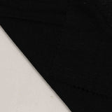 Polyester Viscose Chunky Knit Fabric, 239 gsm, 160 cm — Black — photo 2