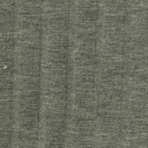 Heather Olive Vertical-Stripe Rib Knit, Polyester