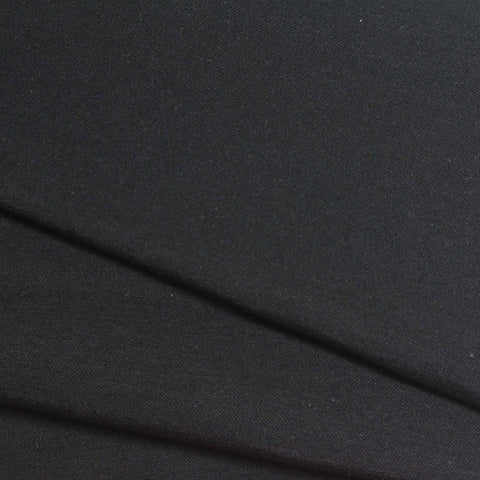 Interlock Knit Fabric, 210 gsm, 153 cm — Black
