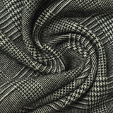 Black Plaid Jacquard, Viscose-Poly — photo 2