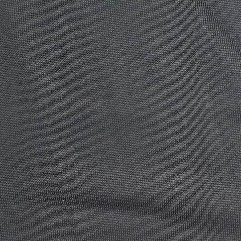 Nylon Cotton French Terry Fabric, 340 gsm, 180 cm — Black