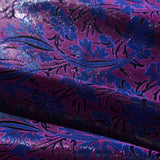 Purple Floral Jacquard, Polyester — photo 2