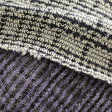 Dark Blue Geometric Interlock Knit, Metallic-Poly — photo 2