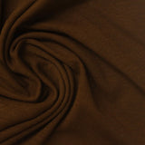 Tencel Lyocell Acrylic Blend Stretch Rib Knit Fabric, 190 gsm, 160 cm — Brown — photo 2