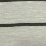 Dark Grey Stripes Jersey Knit, Poly-Viscose — photo 2