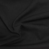 Polyester Viscose Stretch Woven Fabric, 246 gsm — Black — photo 2