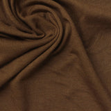 Polyester Viscose Stretch Jersey Knit Fabric, 150 gsm, 165 cm — Brown — photo 2