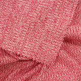 Red Marl Rib Knit, Poly-Viscose — photo 2