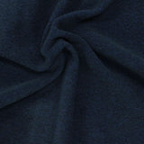 Dark Blue Marl Jersey Knit, Polyester — photo 2