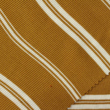Striped Viscose Stretch Rib Knit Fabric, 180 gsm, 180 cm — Khaki — photo 2