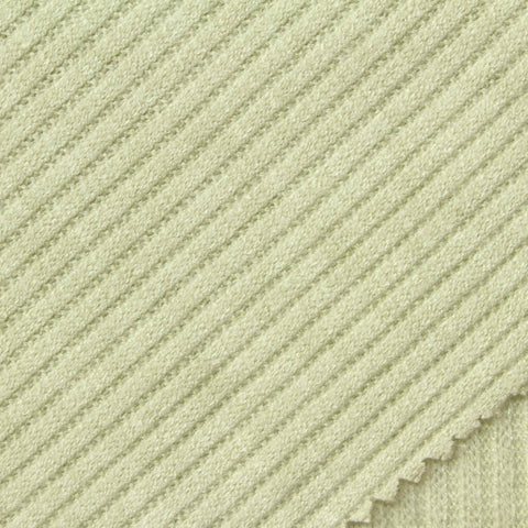 Viscose Polyester Blend Chunky Knit Fabric, 170 gsm — Green