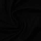 100% Polyester Interlock Knit Fabric, 133 gsm, 190 cm — Black — photo 2