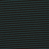 Dark Green Horizontal-Stripe Jersey Knit, Polyester — photo 2
