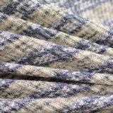 Beige Horizontal-Stripe Rib Knit, Spandex-Acrylic — photo 2