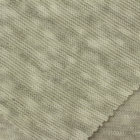 Silver Glitter-Stripe Chunky Knit