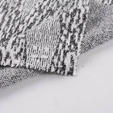 Black Abstract Jacquard, Polyester — photo 2