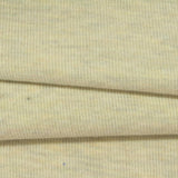 Light Yellow Marl Rib Knit, Poly-Cotton — photo 2