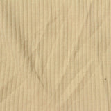 Polyester Cotton Rib Knit Fabric, 180 gsm, 153 cm — Beige — photo 2