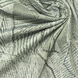 Grey Abstract-Brushstroke Jersey Knit, Polyester — photo 2