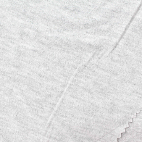 Light Grey Marl Jersey Knit, Viscose, 194 gsm