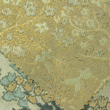 Blue Floral Jacquard, Polyester — photo 2