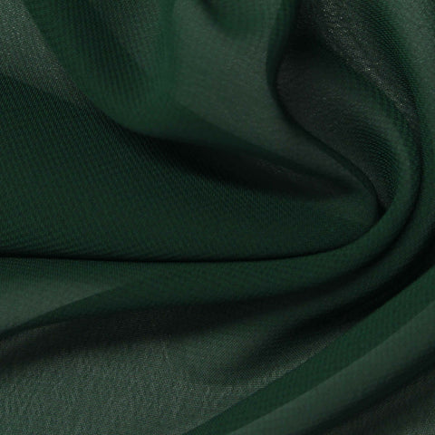 100% Polyester Chiffon Fabric, 80 gsm — Green