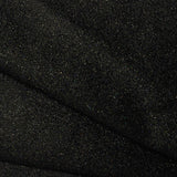 Cotton Stretch Knit Fabric, 292 gsm, 140 cm — Black — photo 2