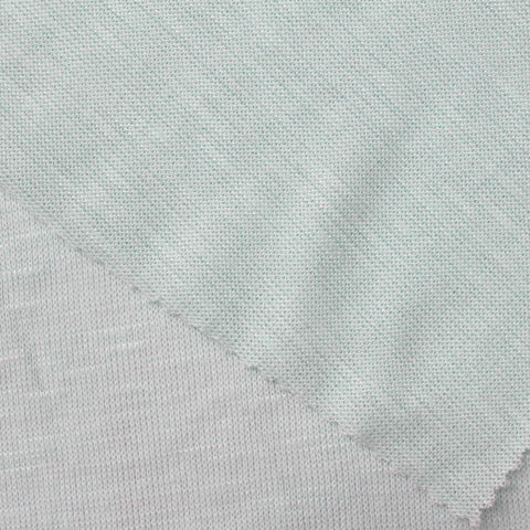 Light Blue-Green Marl Chunky Knit, 191 gsm